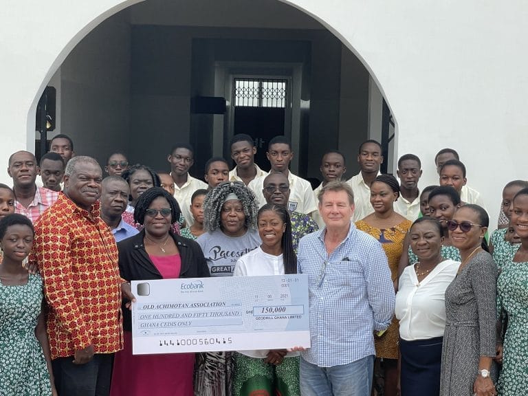 Geodrill donates to Achimota School Science Lab