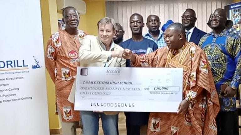 Geodrill donates GHc150,000 to Tamale Senior High School